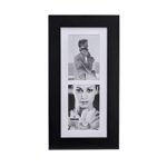 Malden 5×7 2-Opening Matted Collage Picture Frame – Displays Two 5×7 Pictures – Black