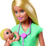 Barbie Careers Doll & Playset, Baby Doctor Theme with Blonde Fashion Doll, 2 Baby Dolls, Furniture & Accessories