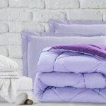 Elegant Comfort 7-Piece Bed-in-a-Bag Comforter & Sheet Set- Luxury 1500 Thread Count 7-Piece Twin Size Bed-in-a-Bag, Super Cozy Bed Sheets and Comforter Set, Wrinkle and Stain Resistant, Lilac/Purple