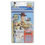 7 Piece Toy Story 4 Stationery Set (notepad, memo pad, pencils, Eraser, Sharpener, Calculator)