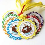 Noah’s Ark Thank You Favor Tags for Twins Baby Shower or Birthday Party by Adore By Nat – Set of 12